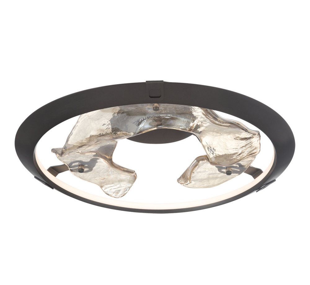 Nettuno 18" LED Ceiling Mount Painted Brushed Grey