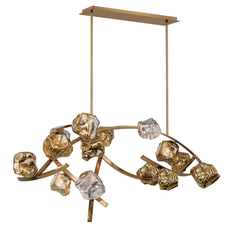 Sorano 15 Light LED Chandelier Brushed Brass
