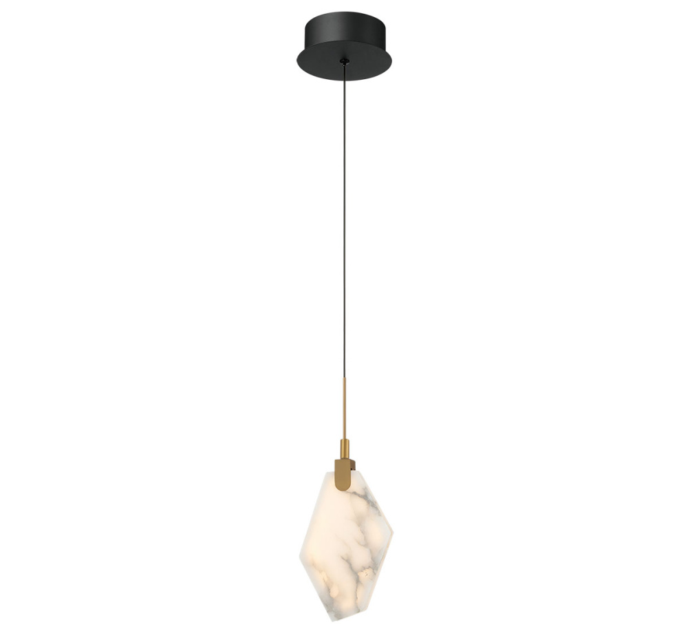 Kosmos 1 Light LED Pendant Matte Black