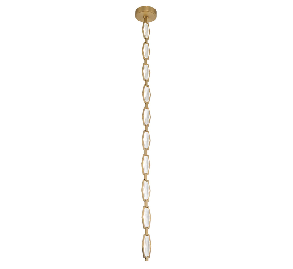 Rimini 10 Light LED Chandelier Aged Brass