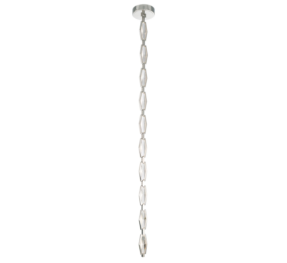 Rimini 10 Light LED Chandelier Polished Nickel