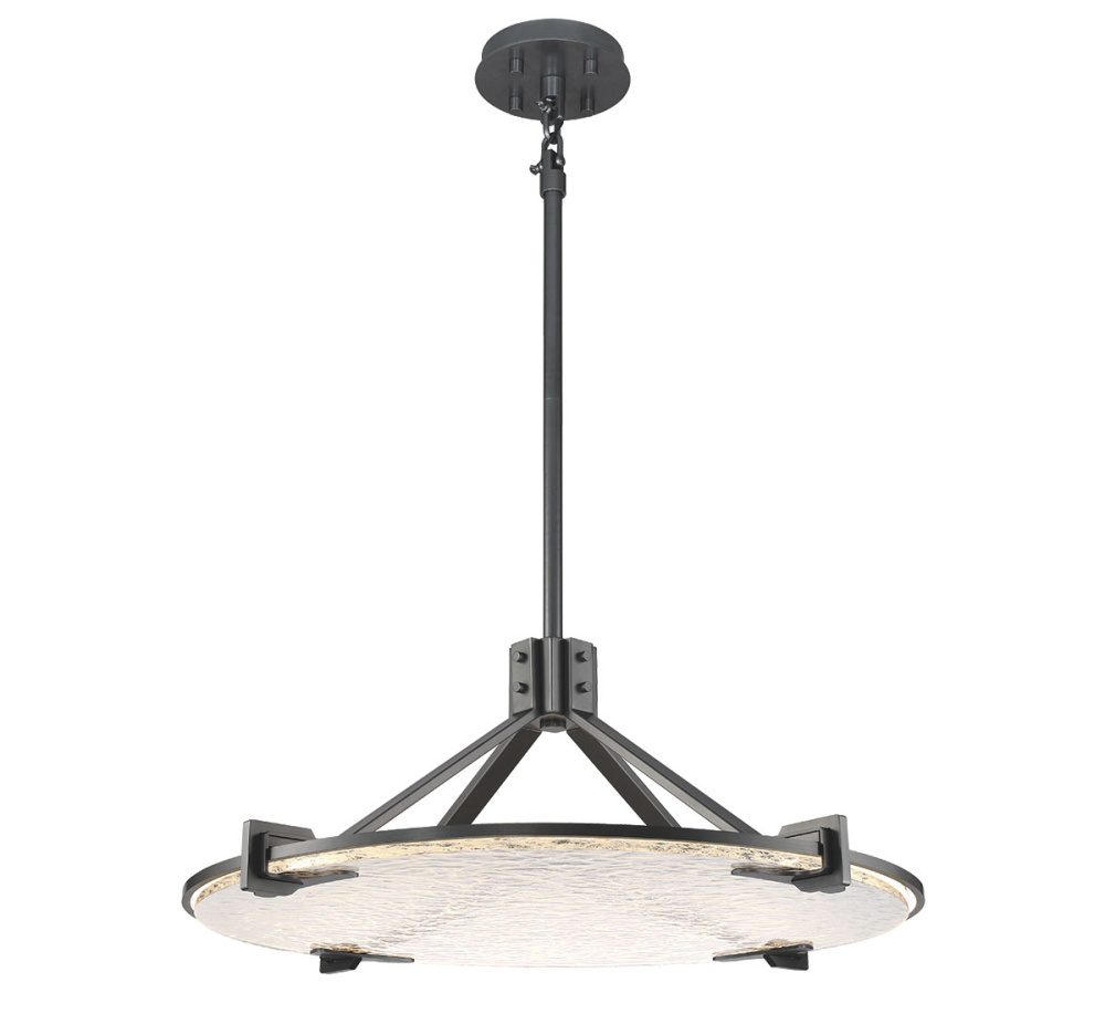 Raffinato LED Grand Chandelier Brushed Gunmetal