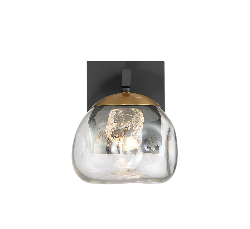 Camerino 1 Light LED Wall Mount Matte Black