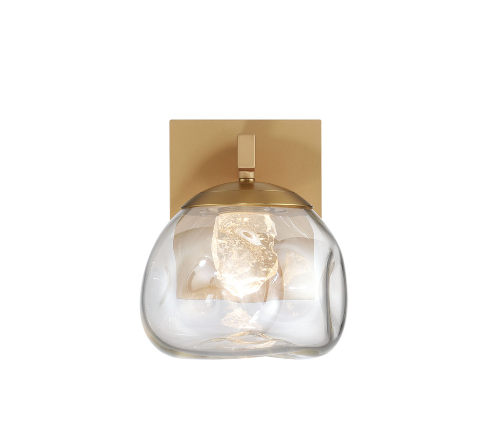 Camerino 1 Light LED Wall Mount Painted Antique Brass