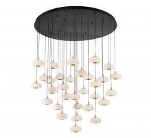 Lib & Co. US 10197-02 - Adelfia, 31 Light LED Grand Chandelier, Matte Black