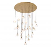 Lib & Co. US 10215-030 - Manarola, 31 Light LED Grand Chandelier, Painted Antique Brass