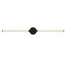 Lib & Co. US 12080-02 - Volterra, Large 2 Light LED Wall Mount, Matte Black