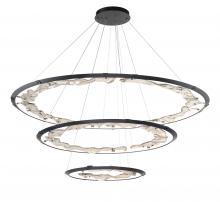 Lib & Co. US 12165-040 - Nettuno,3 Tier LED Chandelier, Painted Brushed Grey