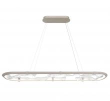 Lib & Co. US 12174-041 - Nettuno 60" Oval LED Chandelier, Painted Brushed Champagne