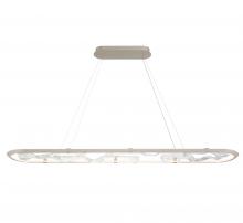 Lib & Co. US 12175-041 - Nettuno, 72" Oval LED Chandelier, Painted Brushed Champagne