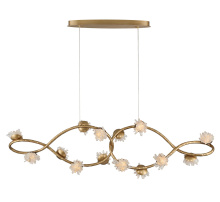 Lib & Co. US 12333-061 - Philia 14 Light Oval LED Chandelier Antique Bronze