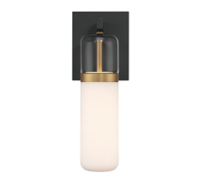 Lib & Co. US 12355-02 - Verona 1 Light LED Wall Mount Black