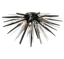 Lib & Co. US 12431-06 - Pragma 3 Light Ceiling Mount Metallic Black