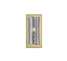 Lib & Co. US 12436-019-07 - Sorrento 1 Light LED Wall Mount Smoke Gold Canopy