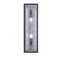 Lib & Co. US 12437-017-02 - Sorrento 2 Light LED Wall Mount Clear Black Canopy