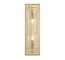 Lib & Co. US 12437-017-07 - Sorrento 2 Light LED Wall Mount Clear Gold Canopy