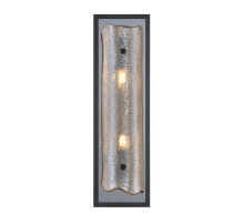 Lib & Co. US 12437-018-02 - Sorrento 2 Light LED Wall Mount Amber Black Canopy