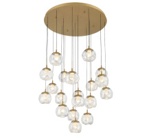 Lib & Co. US 12442-030 - Camerino 19 Light Round LED Chandelier Painted Antique Brass