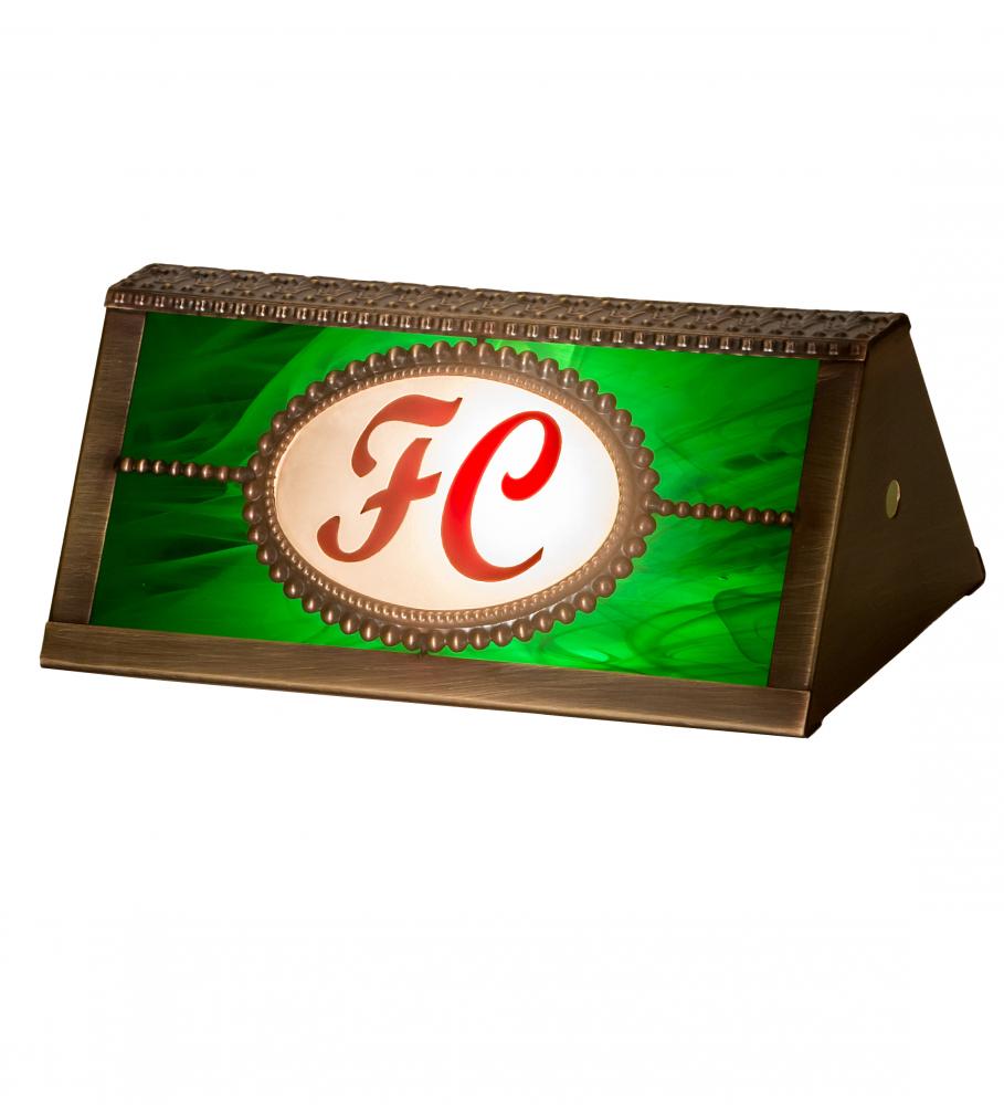 9" Long Personalized FC Banker's Shade