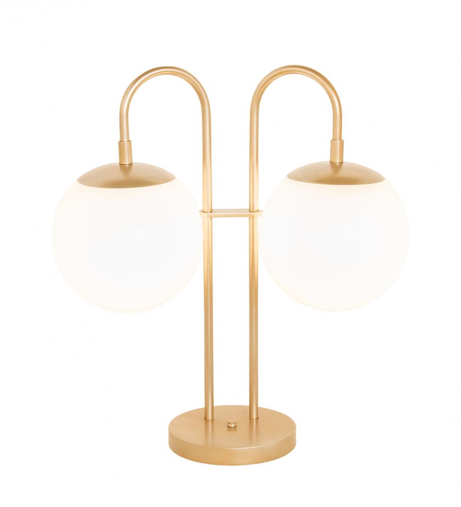 21" High Bola Deux 2 Light Table Lamp