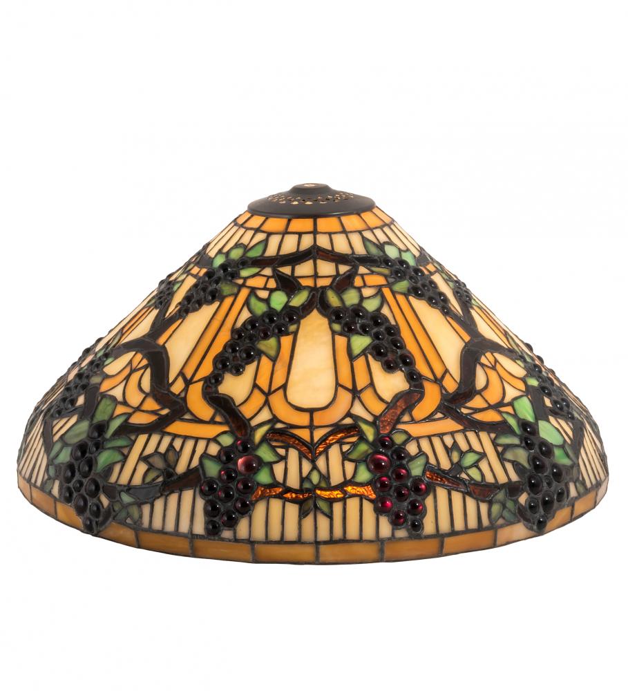 16" Wide Jeweled Grape Shade