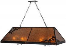 Meyda Blue 113443 - 52" Long Ivy Oblong Pendant