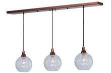 Meyda Blue 142455 - 48" Long Bola 3 Light Island Pendant