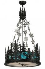 Meyda Blue 150053 - 22"W Alpine Inverted Pendant