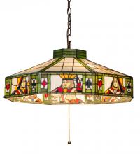 Meyda Blue 184491 - 24" Wide Poker Face Pendant