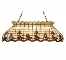 Meyda Blue 19136 - 40"L Roseborder Oblong Pendant