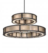 Meyda Blue 202731 - 72" Wide Telluride Magic Two Tier Chandelier