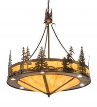 Meyda Blue 215185 - 40" Wide Tall Pines Inverted Pendant