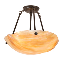 Meyda Blue 215806 - 16" Wide Atelier Semi-Flushmount