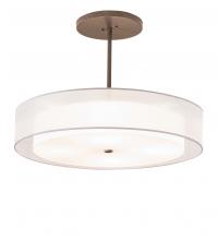 Meyda Blue 216022 - 30" Wide Cilindro Textrene Pendant