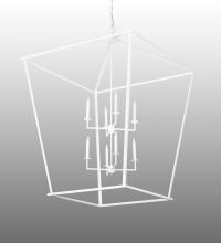 Meyda Blue 223475 - 42" Square Kitzi Tapered Pendant