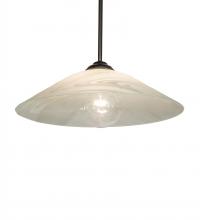Meyda Blue 236756 - 20" Wide Metro Blanco Swirl Pendant