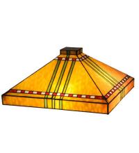 Meyda Blue 23842 - 17" Square Prairie Corn Shade