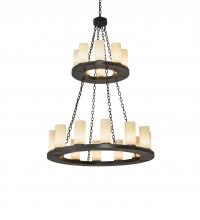 Meyda Blue 245153 - 42" Wide Loxley 20 Light Two Tier Chandelier