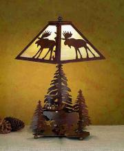 Meyda Blue 32524 - 21"H Moose on the Loose Table Lamp