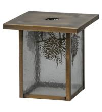 Meyda Blue 64051 - 9"Sq Hyde Park Winter Pine Shade