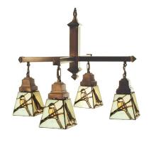 Meyda Blue 69276 - 24"W Backyard Friends 4 LT Chandelier