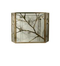 Meyda Blue 71075 - 62"W X 40"H Lone Pine Fireplace Screen