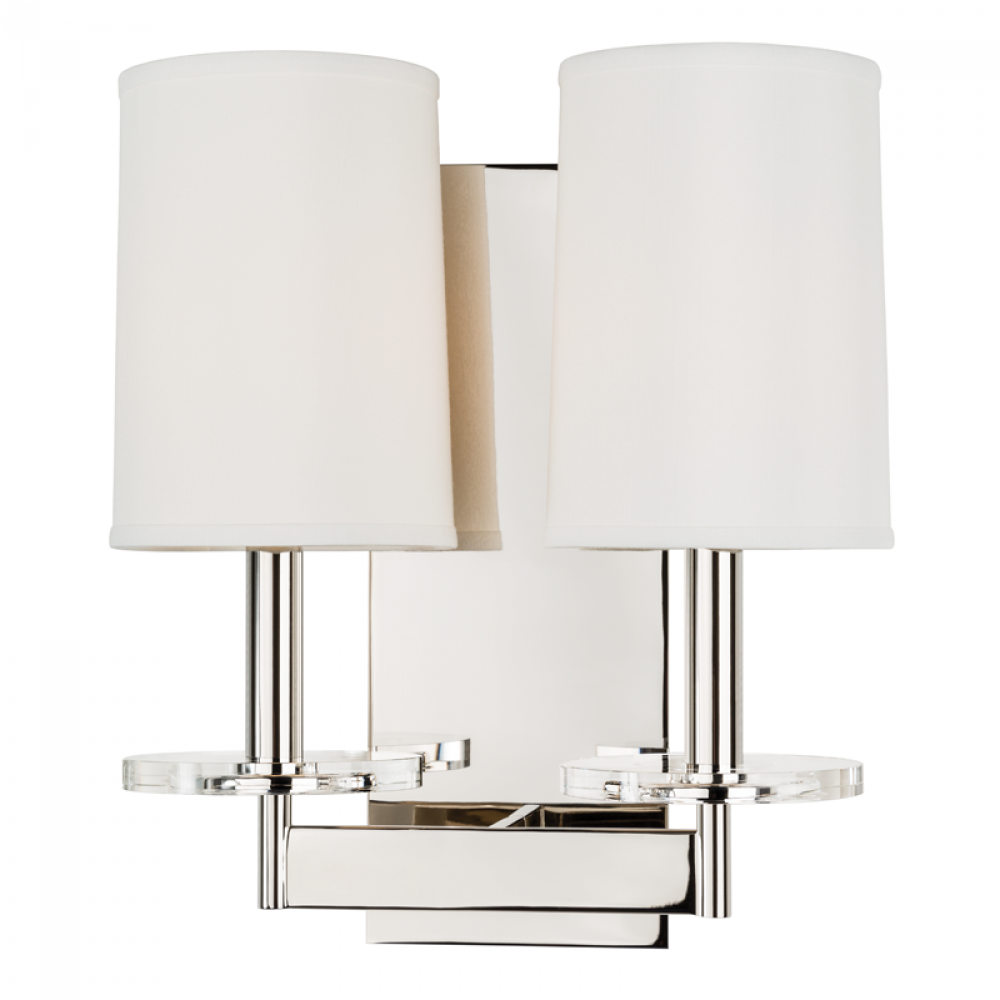2 LIGHT WALL SCONCE