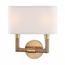 Hudson Valley Orange 1022-AGB - Dubois Wall Sconce