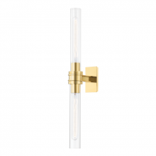 Hudson Valley Orange 1042-AGB - 2 LIGHT BATH BRACKET