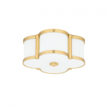 Hudson Valley Orange 1212-AGB - Chandler Flush Mount