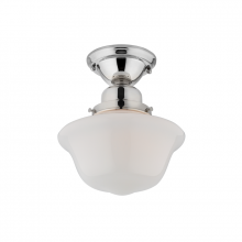 Hudson Valley Orange 1609F-PN - 1 LIGHT SEMI FLUSH