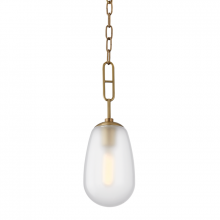 Hudson Valley Orange 2106-AGB - 1 LIGHT SMALL PENDANT