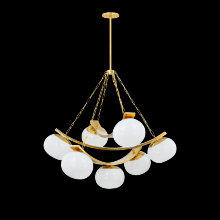 Hudson Valley Orange 2107-AGB - DUXBURY CHANDELIER