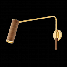 Hudson Valley Orange 2117-AGB - NARRAGANSETT Wall Sconce